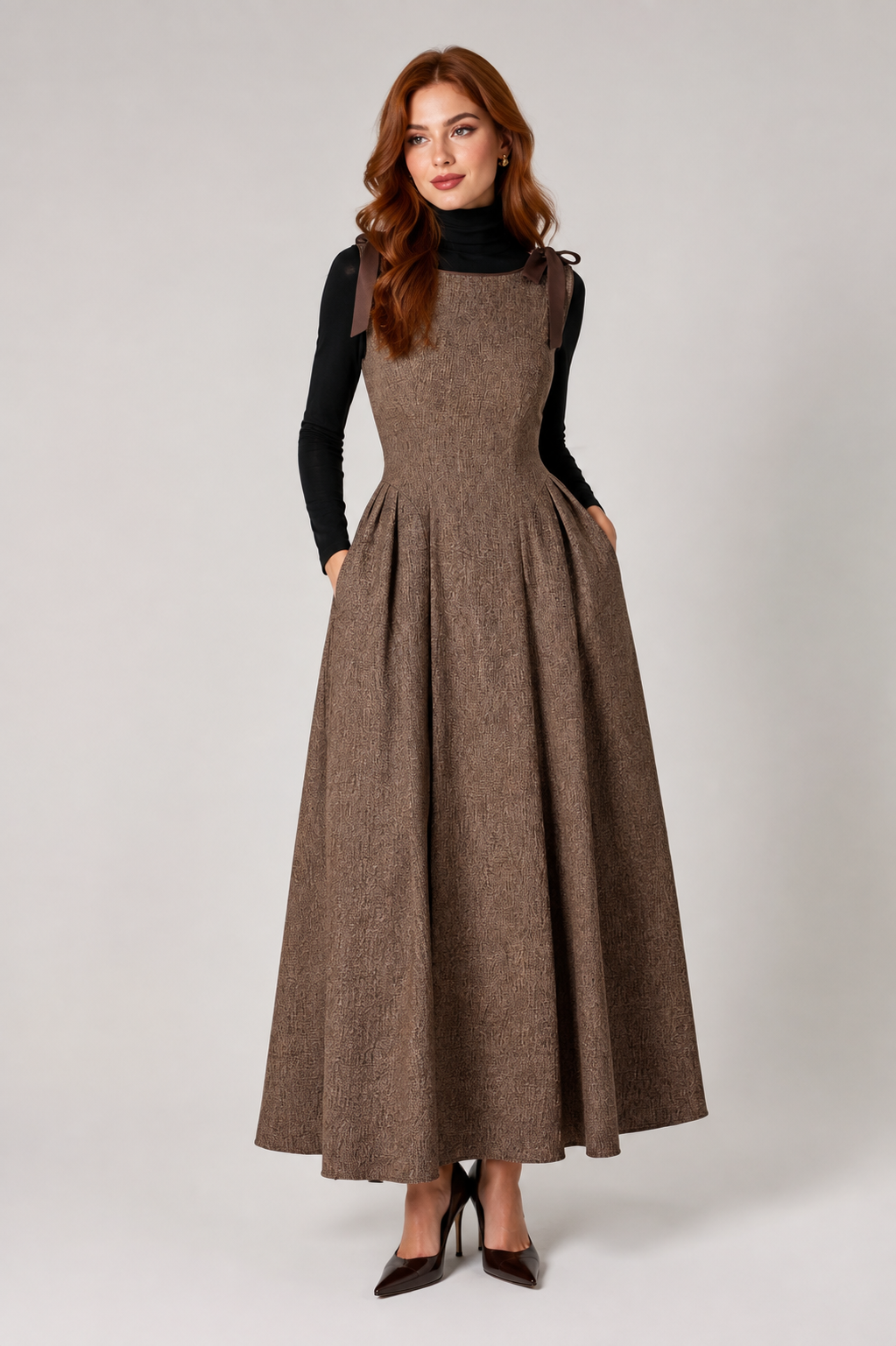 Heather Brown Dress