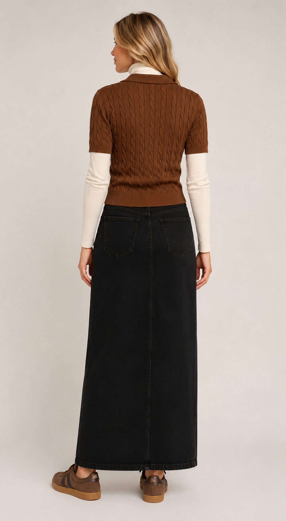 Brown Polo Sweater