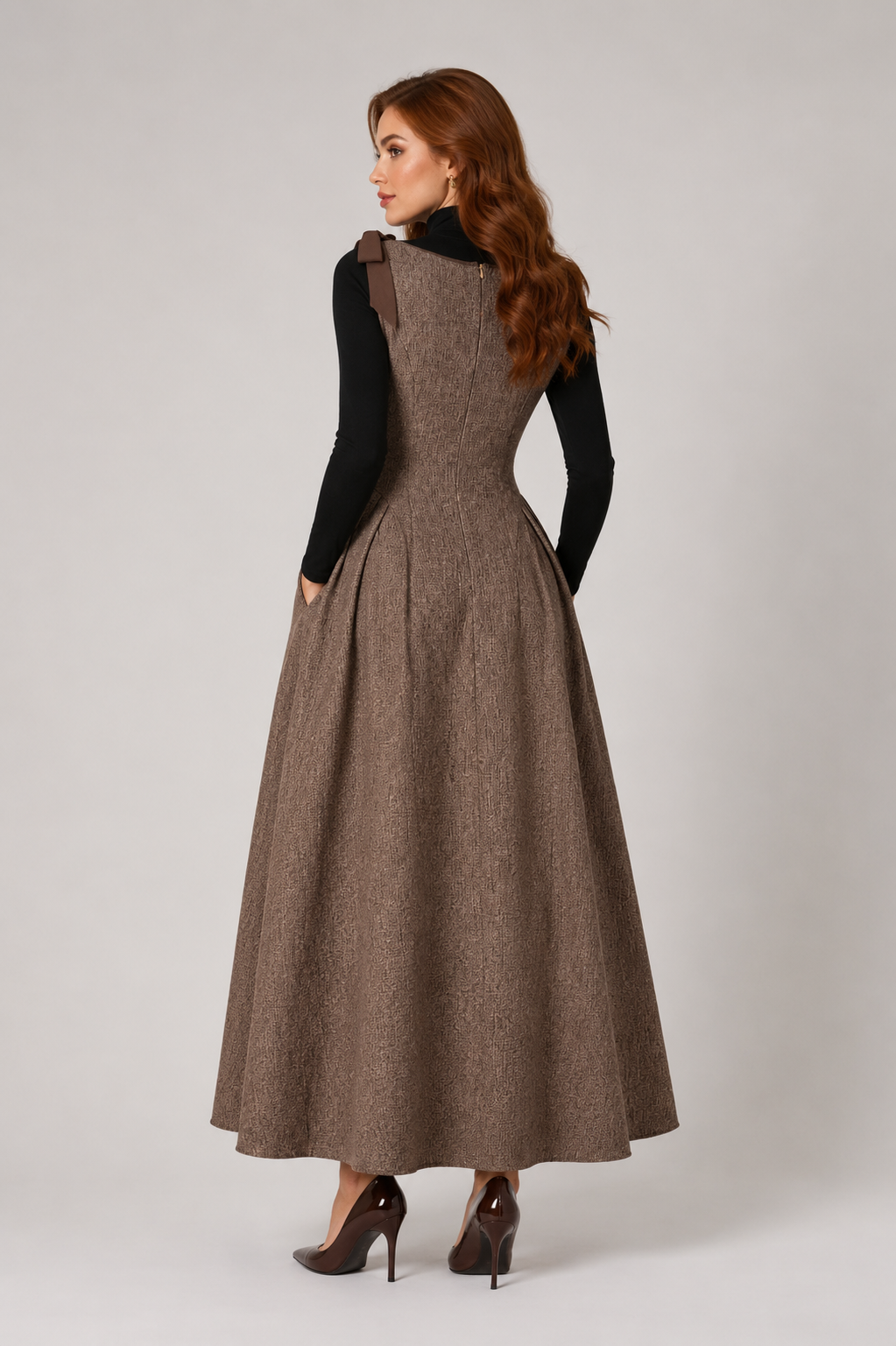 Heather Brown Dress