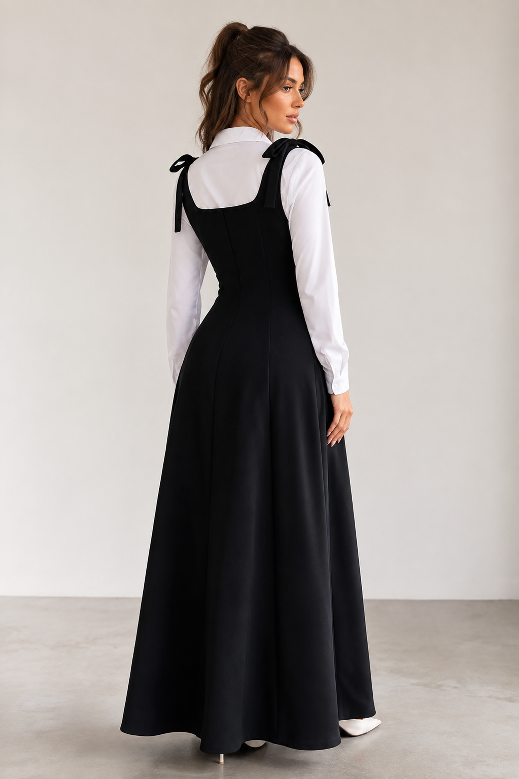 Black Jumper With Bows