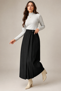 Black Buckle Skirt